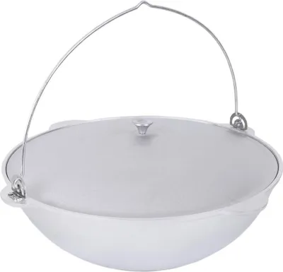 Produktbild von Deckel sitzt nicht richtig Kazan Asien Topf Tatarskij mit Deckel Kasan WOK 15 L für CAMPING Aluguss