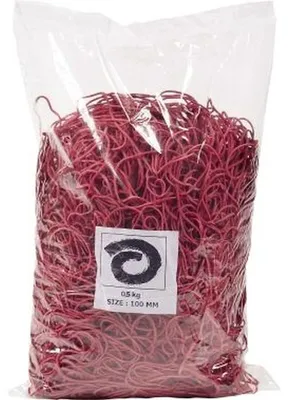 Produktbild von Gummiring 100mm rot 500gr 4003969042209