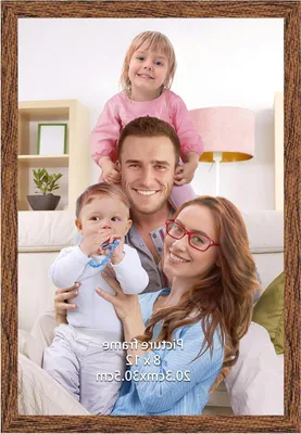 Productafbeelding van Fotolijst PVC - Lijst Poster - Muur Decoratie - Lichtgewicht Duurzaam - 20 x 30 cm - Koffiebruin