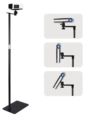 Projektorständer, 360° drehbar, L-förmig, für Projektoren, Kameras, Webcams