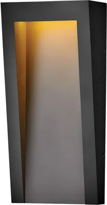 Produktbild von LED Außenlampe Wand IP44 3000 K warmweißes Licht 650 lm 38 cm hoch Schwarz eckig Modern Wandlampe außen