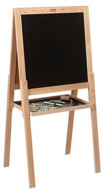 Image de Jeujura Houten Dubbelzijdig Krijt en Whiteboard