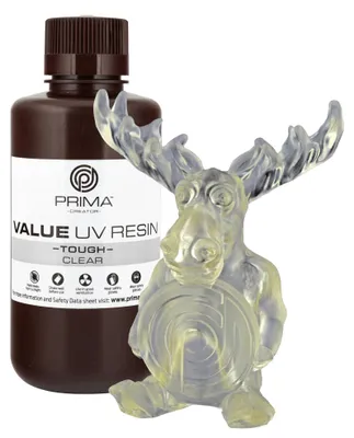 Produktbild von PrimaCreator Value Tough UV Resin (ABS Like) - 500 g - Clear