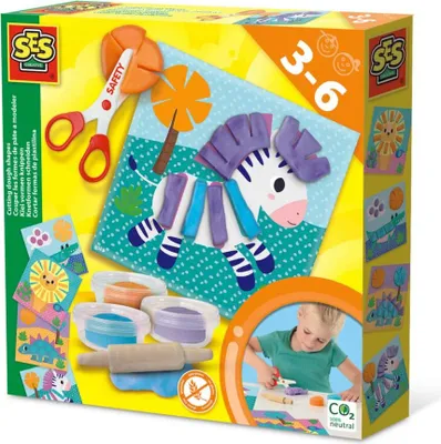 Obrázek produktu pro SES Creative 14640, Modelářská hlína, Vícebarevný, Dětský, 9 kusů, Chlapec/děvče, 3 barva/barev