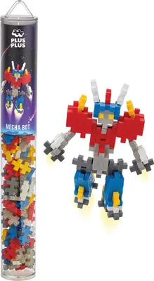 Produktbild von Plus-Plus 100 Tube Kreativ Bausteine Mecha Roboter
