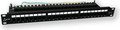 Immagine prodotto di PP-156 24P/C6 - Pannello patch da 19" 1U, 24 porte C6