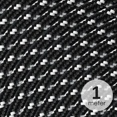 Produktbild von Besselink licht DIY101100-47, Schwarz, Textil, 6 mm, 1000 mm
