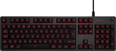 Produktbild von Logitech G 920-008531, Kabelgebunden, USB, Mechanischer Switch, QWERTY, LED, Karbon