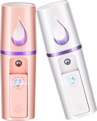 Produktbild von Nano Gesicht Nebelsprüher, Mini Tragbares Sprühnebel für Schönheit Gesichtsreinigung Poren Wasser SPA Feuchtigkeitsspendend
