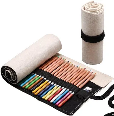 Immagine prodotto di Portamatite colorato a 72 scomparti, portatile, in plastica, per artisti, scuola, ufficio