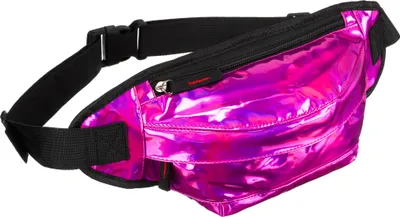 Produktbild von Rosa Kunststoff-Gürteltasche WB03 mit verstellbarem Crossbody-Gurt, 36x13x7 cm