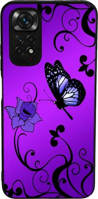 Produktbild von TPU Silikon Hülle für Xiaomi Redmi Note 11 / 11S Handy Cover Case Schutzhülle Handyhülle Bumper MOTIV 259 Butterfly Blume