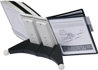 Image de Système de pochettes transparentes Durable SHERPA table Support de table avec 20 pochettes