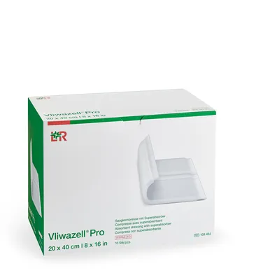 Zdjęcie produktu dla Vliwazell Pro kompres superchłonny sterylny 20x40 cm 10 szt