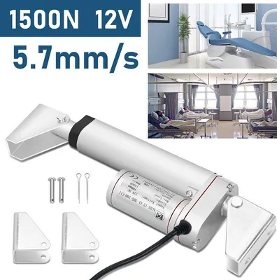 Obrázek produktu pro lineární motorový pohon 1500 N, elektrický pohon, stejnosměrný proud 12 V, 200 mm