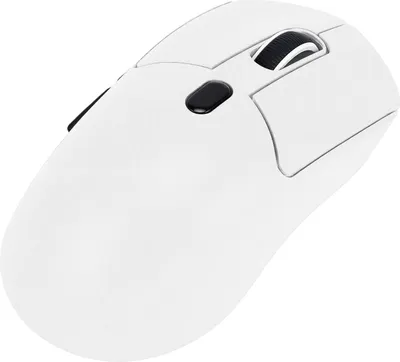 Produktbild von Drahtlose Maus 2,4 GHz BT 2 Modi Leise Computermäuse Tragbar Kabellos mit USB-Empfänger für Laptop PC 1000 1200 1600 DPI Weiß