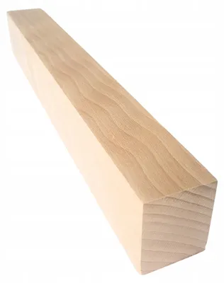 Produktbild von Buchenholz-Kantholz Möbelbein 30 cm, Holz, 55 x 45 mm