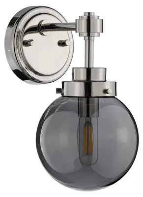 Productafbeelding van Elstead Kula LED wandlamp, E14 fitting, gepolijst nikkel