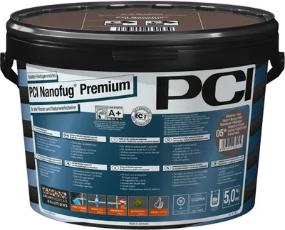 Produktbild von PCI Nanofug Premium 5kg Flexfugenmörtel Nr. 55 Nussbraun