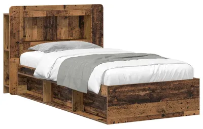 Immagine prodotto di Telaio del letto con storage Legno antico 75 x 190 cm