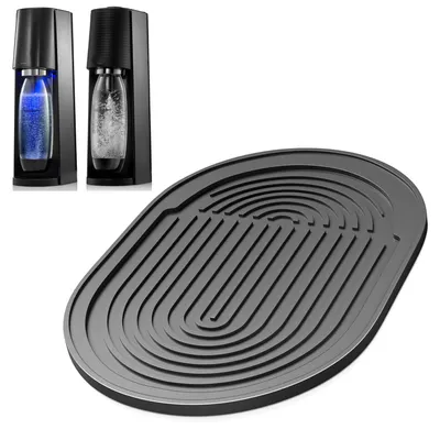 Image de Tapis en silicone pour fontaine à eau - Dessous anti-dérapant - Sans BPA - 223 x 157 x 7 mm