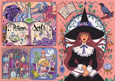 Produktbild von Hachette Puzzle L'Atelier des Sortilèges - 1000 Teile Puzzle