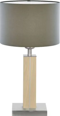 Produktbild von Dana Tischleuchte Asteiche natur Baumwolle taupe