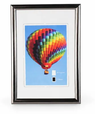 Produktbild von Ideal Life Kunststoff Bilderrahmen Wanddeko Collage Poster Bilder Foto Rahmen - Farbe: Stahl | Format: 10x15