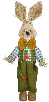 Produktbild von Bambelaa! Osterhase Deko Osterhasen Figuren Groß XXL Ostern Hasen Osterdekoration Figur Zum Stellen Ca. 100 cm 1 Stück