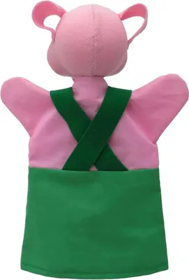 Obrázok produktu pre Prasiatko 26 cm zelené, maňuška na ruku