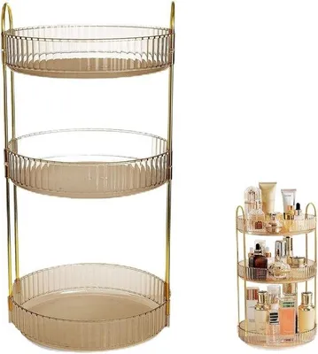 Produktbild von Kosmetik-Organizer, braun, platzsparend