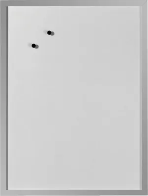 Immagine prodotto di herlitz Magnettafel (B)400 x (H)600 mm, aus weißem Metall Rahmen aus silberfarbenem Holz (10524627)