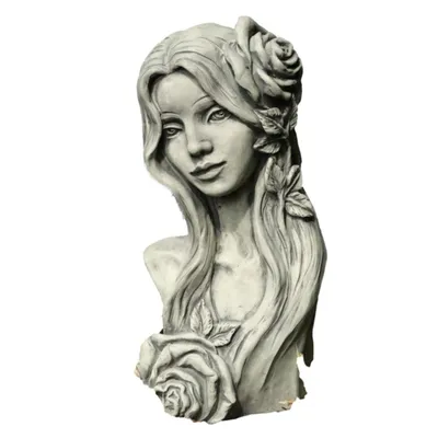 Produktbild von Schöne Büste Rose aus Steinguss Neu Frostfest Witterungsbeständig 24-23000