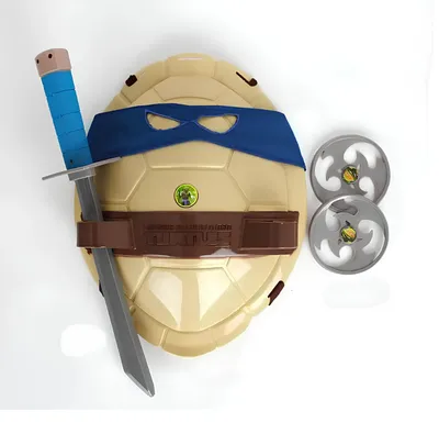 Produktbild von Interaktives Ninja Turtles Leonardo Set mit Waffen, Rüstung und Shurikens