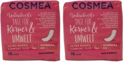 Produktbild von 2 x Cosmea Ultra Binden Normal 16er