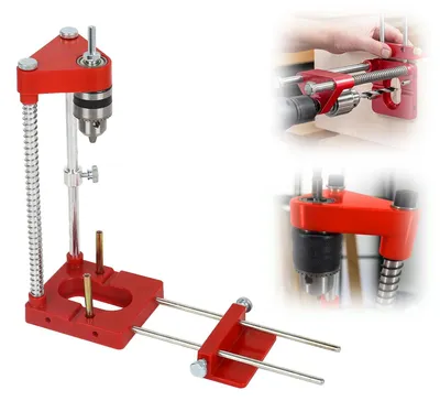 Productafbeelding van Verstelbare Boorstandaard voor Precisie Woodworking - Handgereedschap