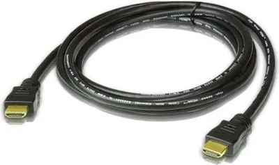 Produktbild von ATEN High Speed HDMI Kabel mit Ethernet, 20 m, 20 m, HDMI Typ A (Standard), HDMI Typ A (Standard), 4096 x 2160 Pixel, 3D, Schwarz
