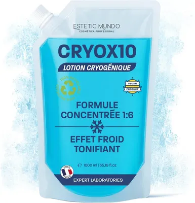 Productafbeelding van Cryotherapy Lotion 1:6 – Cooling Spray for Muscles, Joints, Heavy Legs & Cellulite | Can be used immediately or with bandage