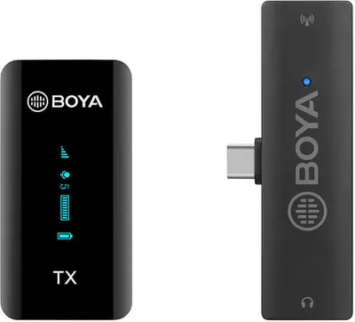 Obrázek produktu pro Boya BY-XM6-S5 Bezdrátový mikrofon USB-C frekvence 2,4 GHz dosah 100 m