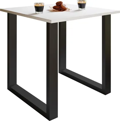 Immagine prodotto di Tavolo da pranzo in legno Premium | H. 76 x W. 80 x D. 50 cm | Tavolo da cucina Tavolo da pranzo Xona U
