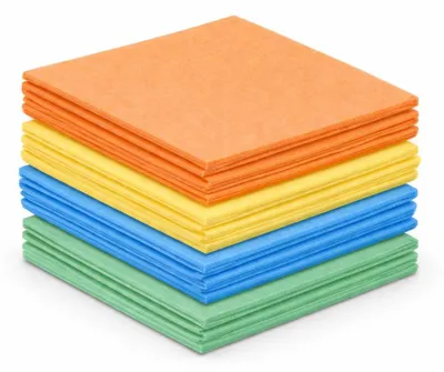 Zdjęcie produktu dla Zestaw 4 ściereczek gąbkowych – 250 x 310 mm; ściereczki do zmywania o wyjątkowej chłonności; ściereczki do czyszczenia; ściereczki uniwersalne; ściereczka gąbkowa do kuchni i gospodarstwa domowego; ściereczka do zmywania; ściereczki kuchenne wielokrotnego użytku