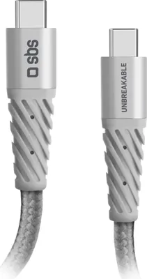 Produktbild von SBS Aramidfaser USB-C zu USB-C Kabel 1,5m schwarz