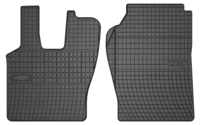 Produktbild von Gummi-Fußmatten Vorne für Scania Seria P 2004- – 2-tlg, Schwarz, passgenau