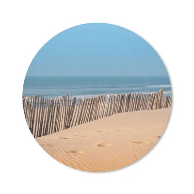 Produktbild von MuchoWow® Mauspad Mousepad Strand - Meer - Pfähle 20x20 cm - Mousepads - Maus Mat - Pad - Mausunterlage - Schreibtischmatte