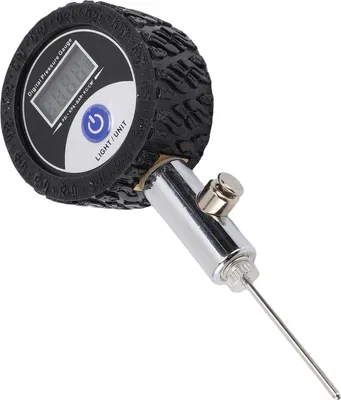 Produktbild von Digitales Balldruckmessgerät Elektronisches Balldruckmessgerät mit Gummischutzhülle Abnehmbare Nadel für Basketball Fußball Volleyball
