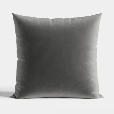 Produktbild von Kissenbezug 40x40 Dekorativer Samt C. Grau