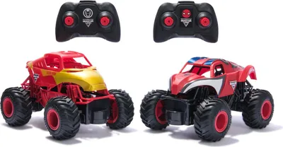 Produktbild von Monster Jam Marvel Super Hero RC Challenge Pack, Monstertruck, 4 Jahr(e), Kunststoff, Mehrfarbig