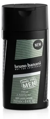 Produktbild von Bruno Banani Duschgel für Männer – Hair & Body Made for Men 250 ml