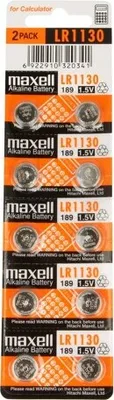 Produktbild von 1x Batterie: alkalisch LR1130,LR54,SR54,Knopfzelle LR1130 MAXELL B10 Batterien 1,5V