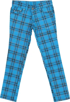 Immagine prodotto di Rock Rag - Gonna a quadri, pantaloni da donna color turchese, modello slim fit